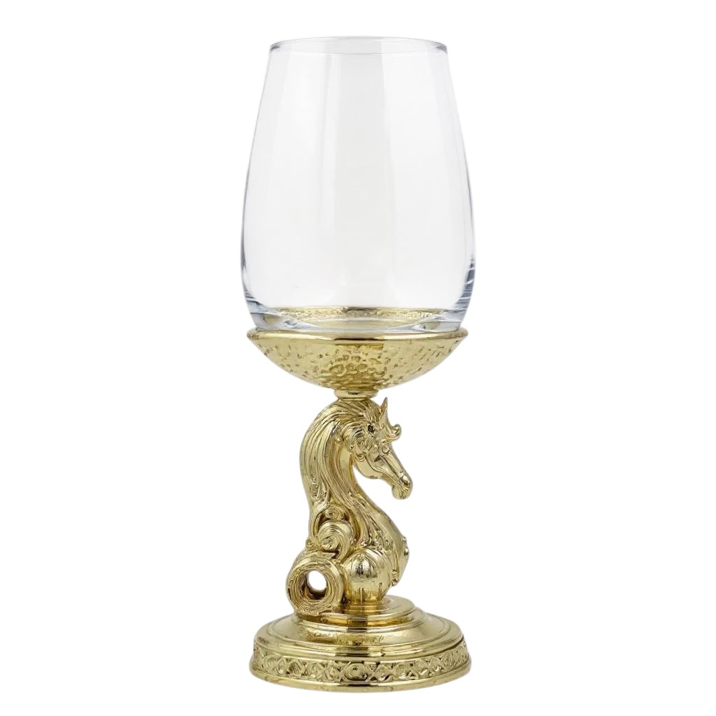 Set of 2/Set of 4 - Knight Wine Glasses