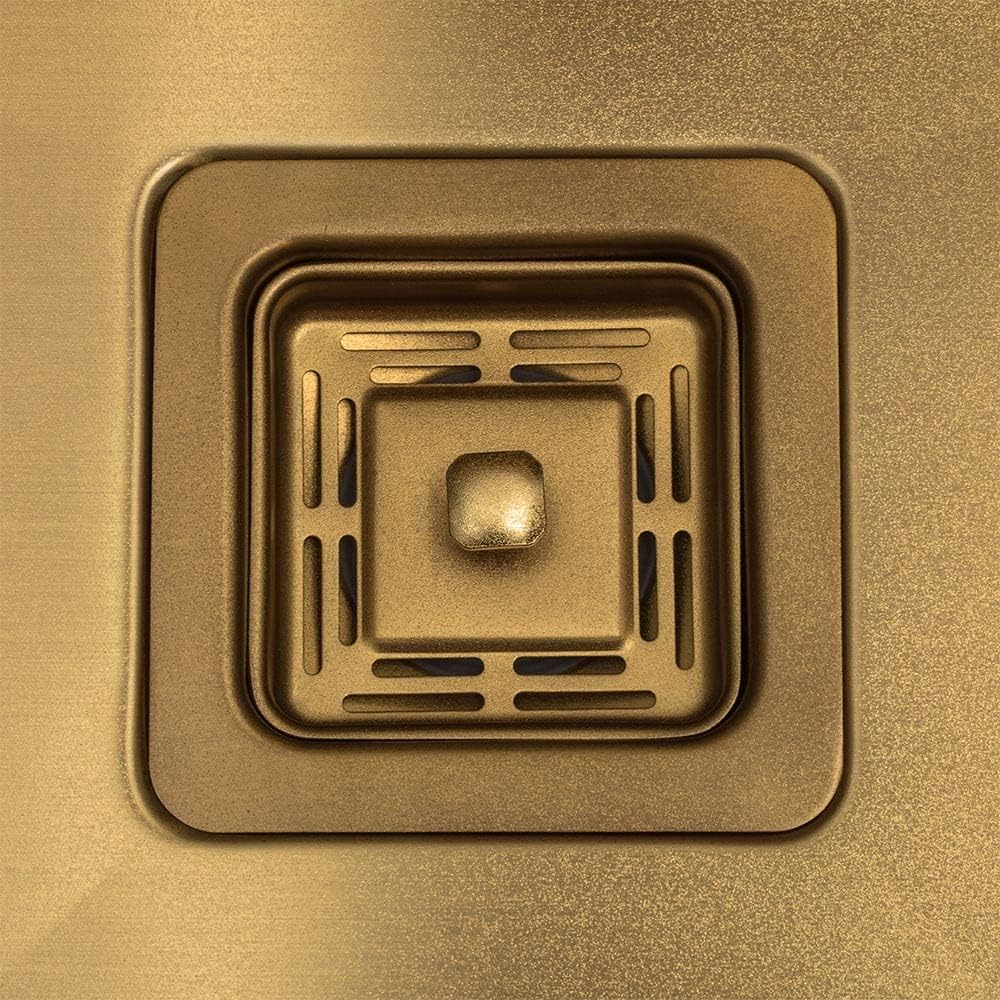 Fossa Stainless Steel Waste Coupling For Kitchen Sinks (Gold)